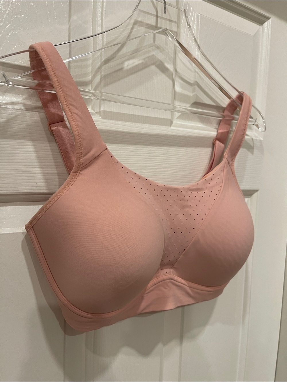 Lulu 🍋 Run Times High Support Bra Blush Pink 34DDD - Picture 2 of 9